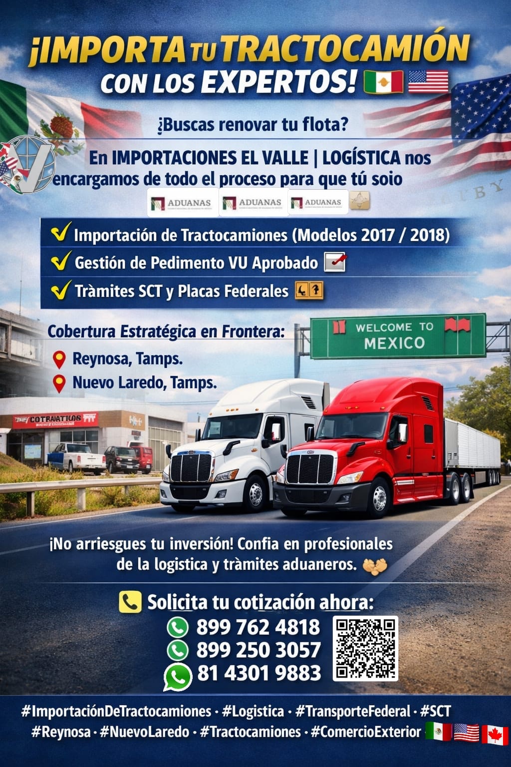 Promoción de importación de tractocamiones