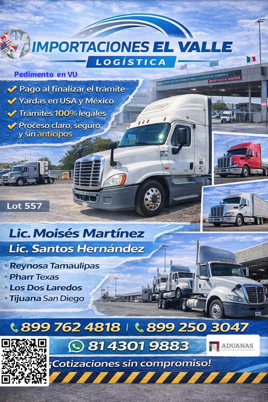 Tractocamión con promoción de pedimento